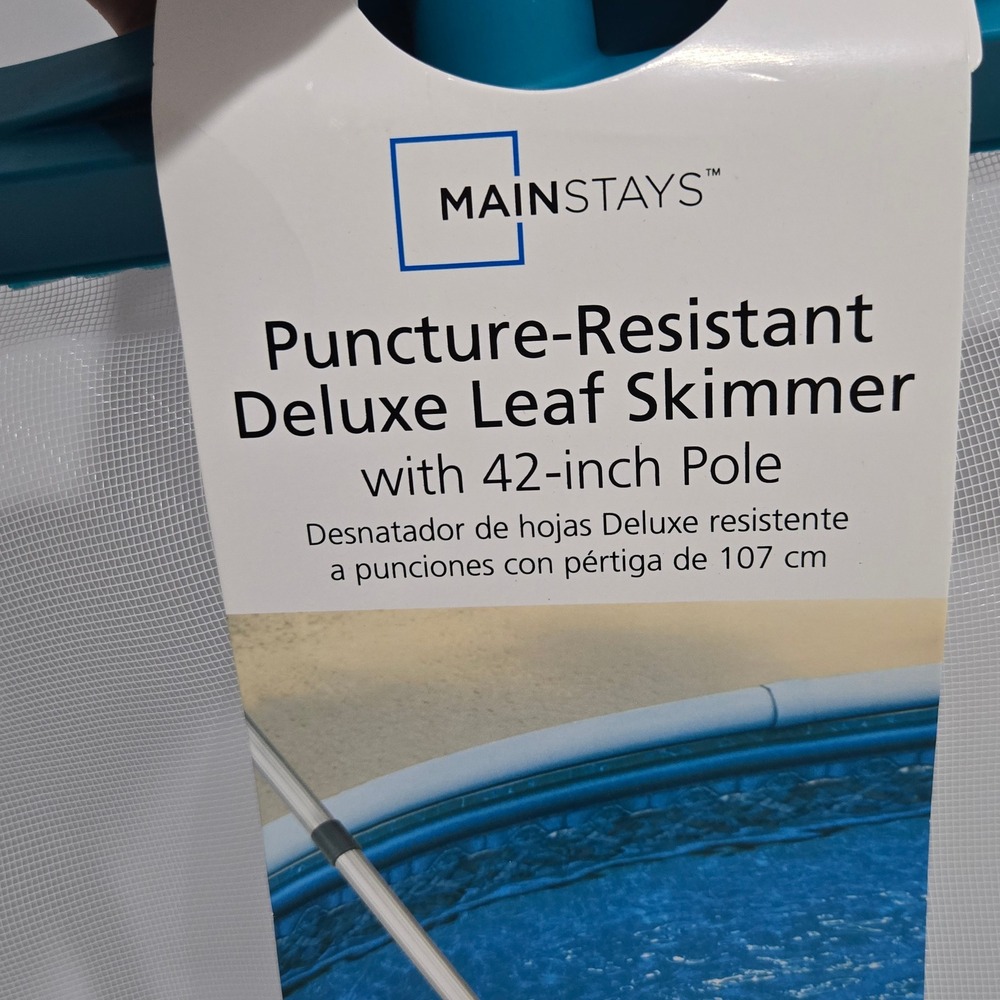 Mainstays Pool Skimmer‎ Leaf Rake Chlorinator with floating Guard Glove New - Picture 3 of 6